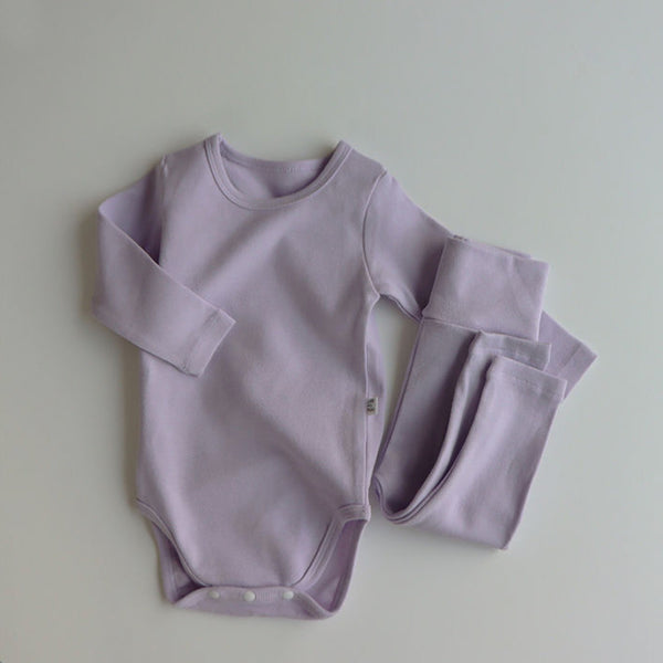 Purple Bodysuit Set