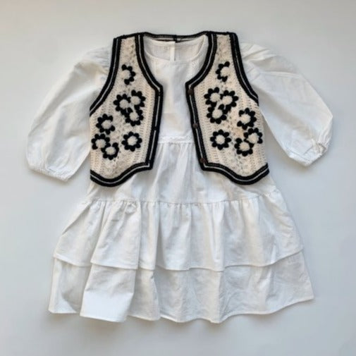 Flower Knit Vest