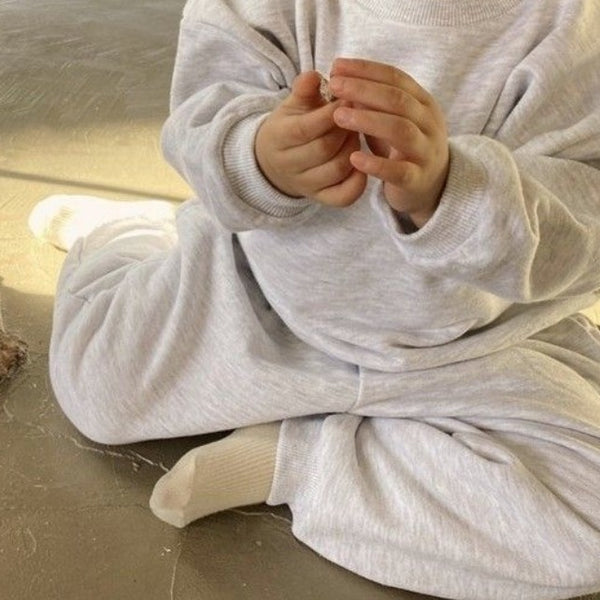 Light Gray Sweat Set