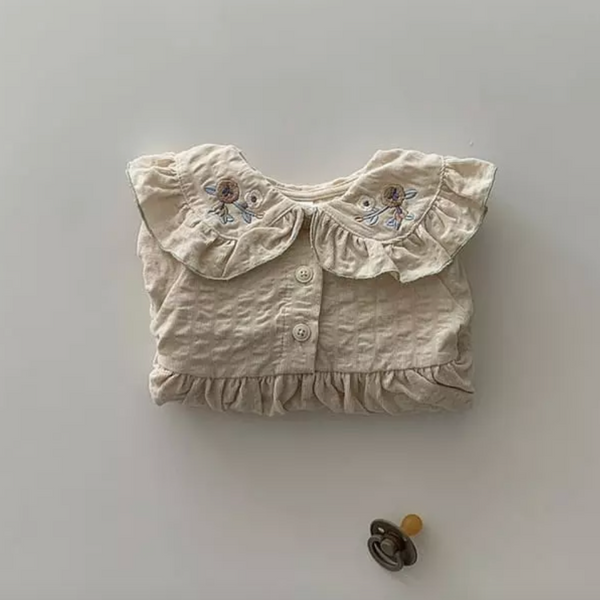Rib Floral Bodysuit